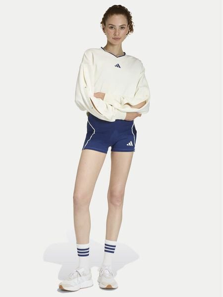 Adidas Bluza Stadium JZ1074 Biały Loose Fit. Białe bluzy ADIDAS, s, bez wzorów, z bawełny, bez kaptura. Za 299,99 zł.