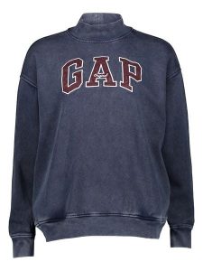 GAP Bluza w kolorze granatowym rozmiar: XXS/XS. Niebieskie bluzy GAP, xs, bez wzorów, bez kaptura. Za 224,95 zł.