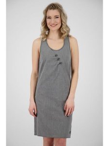 Alife and kickin Sukienka dżinsowa "CameronAK" w kolorze szarym rozmiar: M. Szare sukienki Alife and Kickin, m, bez wzorów, sportowe, bez kołnierzyka, bez ramiączek, mini, sportowe. Za 86,99 zł.