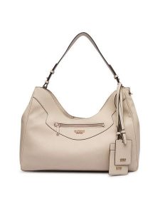 Guess Torebka Antonia HWBG21 83010 Beżowy. Brązowe torebki klasyczne Guess, z aplikacjami, ze skóry, bez dodatków. Za 634,99 zł.