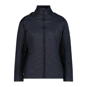 Kurtka puchowa damska z odpinanymi rękawami CMP. Czarne kurtki sportowe CMP, na zimę, m, bez wzorów, z puchu, bez kaptura, narciarskie. W wyprzedaży za 284,99 zł.