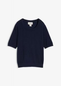 Cienki sweter. Czerwone swetry klasyczne bonprix, bez kołnierzyka. Za 79,99 zł.