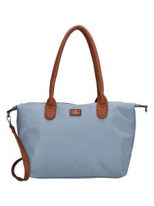Charm Shopper bag "Buckingham" w kolorze błękitnym - 42 x 25 x 15 cm rozmiar: onesize. Niebieskie shopper bag Charm, bez wzorów, z materiału, na ramię, bez dodatków. Za 86,99 zł.
