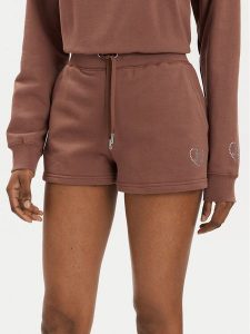 Juicy Couture Szorty sportowe Sully Rodeo JCBHS223825 Brązowy Regular Fit. Brązowe spodenki sportowe Juicy Couture, l, bez wzorów, z bawełny. Za 299,99 zł.