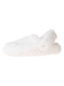 Crocs Kapcie "Classic Cozzzy Luxe" w kolorze białym rozmiar: 36/37. Białe kapcie Crocs, bez wzorów, z materiału. Za 179,95 zł.