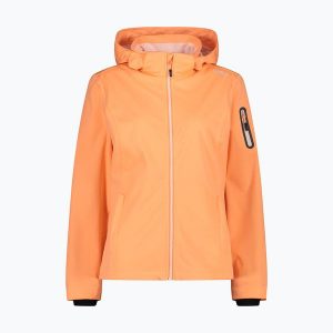 Kurtka softshell damska CMP. Brązowe kurtki CMP, bez wzorów, z softshellu, bez kaptura. Za 209,99 zł.