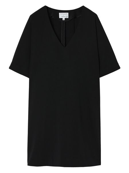 TATUUM Sukienka w kolorze czarnym rozmiar: S. Czarne sukienki Tatuum, s, bez wzorów, bez kołnierzyka, bez ramiączek, mini. Za 143,56 zł.