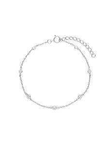 Wishlist Srebrna bransoletka z elementami ozdobnymi rozmiar: onesize. Szare bransoletki Wishlist, z cyrkonią, srebrne. Za 207,45 zł.