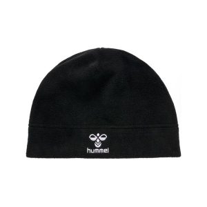 Czapka polarowa Hummel fleece Beanie uniwersalna. Czarne czapki Hummel, bez wzorów, z polaru, sportowe. Za 43,99 zł.