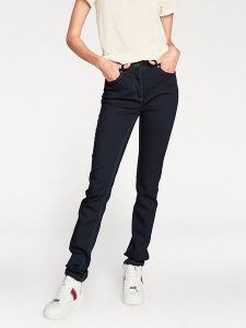 Heine Dżinsy - Slim fit - w kolorze granatowym rozmiar: 46. Niebieskie jeansy Heine, bez wzorów. Za 70,24 zł.