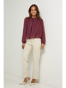 L'armoire de Suzette Bluzka w kolorze bordowym rozmiar: 34/36. Czerwone bluzki L'armoire de Suzette, l, bez wzorów, klasyczne, bez kołnierzyka, bez ramiączek. Za 86,99 zł.