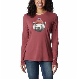 Koszulka z długiem rękawem Damska Columbia Hidden Haven LS Tee Longsleeve. Białe bluzki Columbia, xs, bez wzorów, sportowe, bez kołnierzyka, bez ramiączek. Za 121,99 zł.