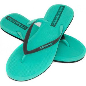 Japonki basenowe damskie Aqua Speed Genoa. Czarne klapki Aqua-Speed, bez wzorów, bez obcasa. Za 31,90 zł.