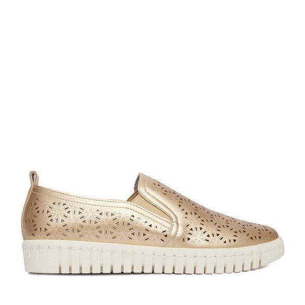 Półbuty Go Soft. Żółte półbuty Go Soft, bez wzorów, bez obcasa, na płaskiej podeszwie, bez zapięcia. Za 119,99 zł.