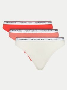 Tommy Hilfiger Komplet stringów UW0UW04894 Kolorowy. Komplety bielizny TOMMY HILFIGER, bez wzorów, z bawełny. Za 149,99 zł.