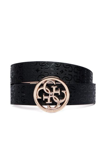 Guess Pasek BW9319 P6135 Różowy. Czerwone paski Guess, z aplikacjami, ze skóry. Za 234,99 zł.