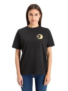 Scotch & Soda Koszulka w kolorze czarnym rozmiar: M. Czarne bluzki Scotch & Soda, m, bez wzorów, z bawełny, bez kołnierzyka, bez ramiączek. Za 96,14 zł.