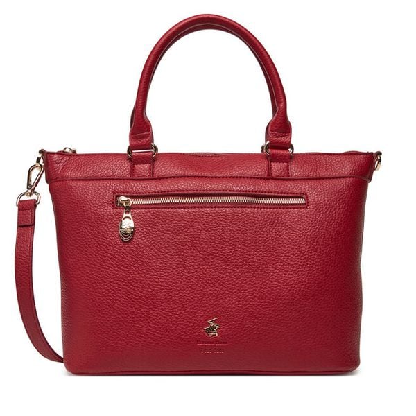 Torebka Beverly Hills Polo Club. Czerwone torebki klasyczne Beverly Hills Polo Club, bez wzorów, bez dodatków. Za 229,99 zł.