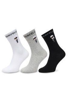 KARL LAGERFELD Skarpety długie A4W47037 Kolorowy. Skarpetki KARL LAGERFELD, bez wzorów, z bawełny. Za 129,99 zł.