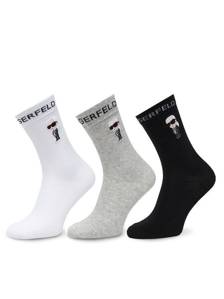 KARL LAGERFELD Skarpety długie A4W47037 Kolorowy. Skarpetki KARL LAGERFELD, bez wzorów, z bawełny. Za 129,99 zł.