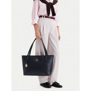 Torebka Beverly Hills Polo Club. Niebieskie shopper bag Beverly Hills Polo Club, bez wzorów, bez dodatków. Za 219,99 zł.
