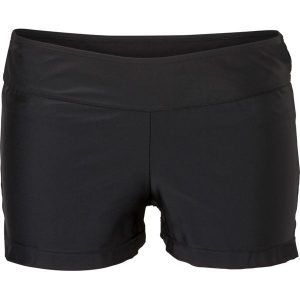Szorty kąpielowe z figami wewnętrznymi. Czarne bikini bonprix, bez wzorów. Za 67,99 zł.