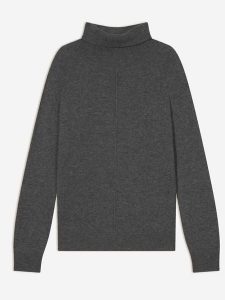 Perfect Cashmere Kaszmirowy golf "Carrick" w kolorze antracytowym rozmiar: L. Czarne golfy Perfect Cashmere, bez wzorów, z kaszmiru. Za 413,99 zł.