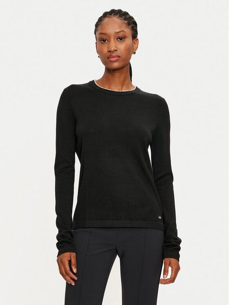 Marciano Guess Sweter 4BGR10 5838Z Czarny Regular Fit. Czarne swetry klasyczne Marciano Guess, xs, z syntetyku, bez kołnierzyka. Za 269,99 zł.