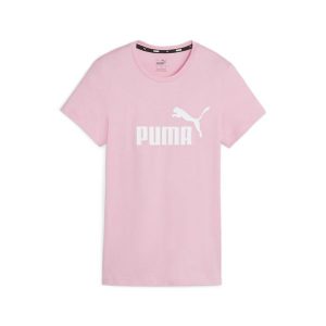 Koszulka damska Puma ESS Logo Tee. Czerwone bluzki Puma, m, bez wzorów, klasyczne, bez kołnierzyka, bez ramiączek. Za 83,00 zł.