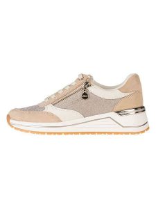 S.Oliver Skórzane sneakersy w kolorze beżowym rozmiar: 38. Brązowe trampki s.Oliver, bez wzorów, z materiału, bez zapięcia. Za 131,74 zł.