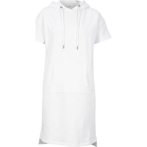 Sukienka dresowa z krótkimi rękawami. Czarne sukienki bonprix, bez wzorów, z dresówki, bez kołnierzyka, bez ramiączek, mini. Za 124,99 zł.