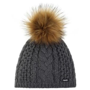 Czapka damska Afra Lux. Szare czapki Eisbar, bez wzorów, z poliesteru, sportowe. Za 145,00 zł.