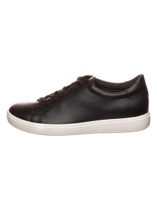 Ecco Skórzane sneakersy w kolorze czarnym rozmiar: 40. Czarne trampki ecco, bez wzorów, bez zapięcia. Za 201,55 zł.