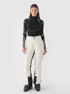 4F Spodnie narciarskie w kolorze kremowym rozmiar: S. Brązowe spodnie dresowe 4f, m, bez wzorów. Za 478,62 zł.