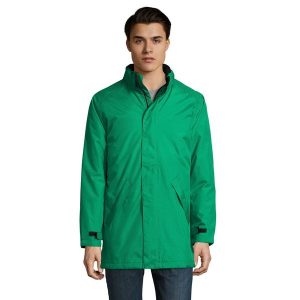 Kurtka Unisex Dla Dorosłych Robyn Z Wyściełaną Podszewką. Zielone kurtki SOL'S, s, bez wzorów, z puchu, bez kaptura. Za 221,99 zł.