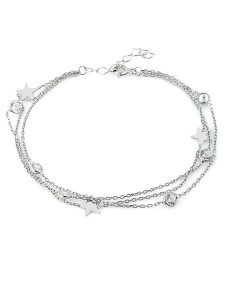 Lodie Silver Srebrna bransoletka z cyrkoniami rozmiar: onesize. Szare bransoletki Lodie Silver, z cyrkonią, srebrne. Za 61,46 zł.
