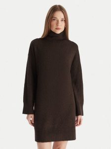 Vero Moda Sukienka dzianinowa Aquarius 10331900 Brązowy Regular Fit. Brązowe kombinezony Vero Moda, xl, bez wzorów, z dzianiny, bez kołnierzyka, bez ramiączek. Za 229,99 zł.