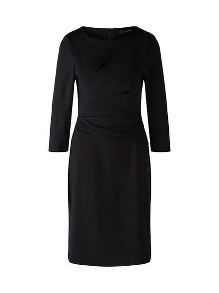 Oui Sukienka w kolorze czarnym rozmiar: 36. Czarne sukienki Oui, bez wzorów, bez kołnierzyka, bez ramiączek, midi. Za 189,29 zł.