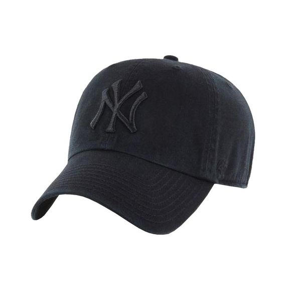 Czapka z daszkiem damska New York Yankees MVP Cap. Czarne czapki 47 Brand, bez wzorów, z bawełny. Za 109,99 zł.