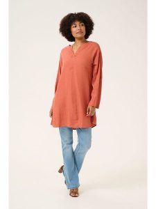 Cream Tunika "Venta" w kolorze pomarańczowym rozmiar: 40. Pomarańczowe tuniki Cream, bez wzorów, bez kołnierzyka, bez ramiączek. Za 104,99 zł.