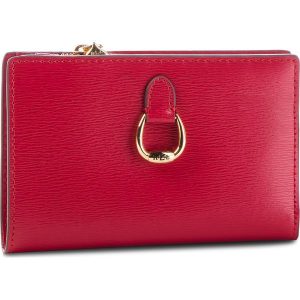 Duży Portfel Damski LAUREN RALPH LAUREN - Bennington 432688521003 Red. Czerwone portfele marki Lauren Ralph Lauren, ze skóry. Za 439,90 zł.