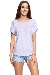 MUSTANG T SHIRT DAMSKI Audrey C Knot 1009477 8076. Fioletowe t-shirty Mustang, s, bez wzorów, bez kołnierzyka, bez ramiączek. W wyprzedaży za 39,99 zł.