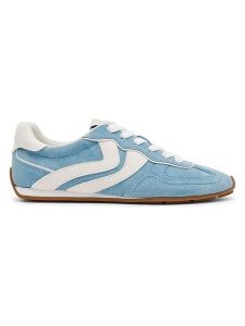 Steve Madden Skórzane sneakersy w kolorze błękitnym rozmiar: 38. Niebieskie trampki Steve Madden, bez wzorów, ze skóry, bez zapięcia. Za 201,08 zł.