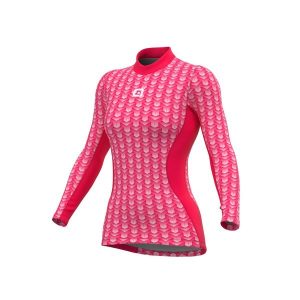 Koszulka termoaktywna damska Alé Cycling Cubes. Czerwone koszule nocne Ale Cycling, bez wzorów, bez ramiączek. W wyprzedaży za 231,99 zł.
