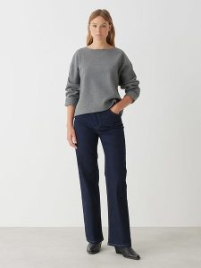 OPUS Bluza "Mivy" w kolorze antracytowym rozmiar: 38. Czarne bluzy Opus, bez wzorów, bez kaptura. Za 122,96 zł.