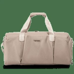 WINGS Torba sportowa SKYLARK beige. Brązowe torby podróżne i sportowe WINGS, bez wzorów, z materiału. Za 99,90 zł.