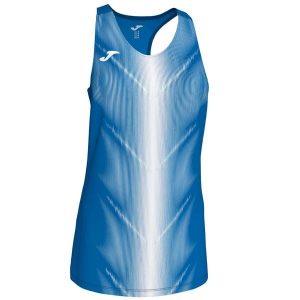 Damski tank top Joma Olympie. Białe topy JOMA, bez wzorów, sportowe, bez kołnierzyka, bez ramiączek. W wyprzedaży za 117,15 zł.