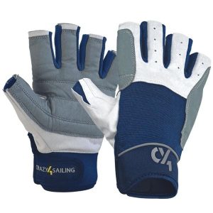 Rękawice Żeglarskie Regatta C4S. Niebieskie rękawiczki CRAZY4SAILING, bez wzorów. Za 112,20 zł.
