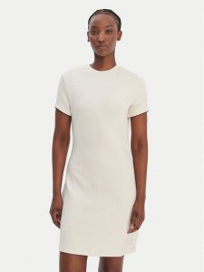 Guess Sukienka codzienna V6GK07 K3002 Écru Regular Fit. Kombinezony Guess, na co dzień, s, z aplikacjami, z syntetyku, bez kołnierzyka, bez ramiączek, proste. Za 379,99 zł.