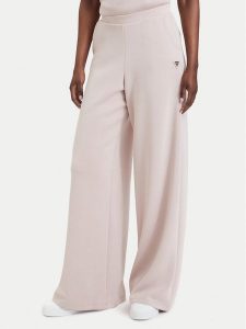 Guess Spodnie dresowe V4YB07 KCAY2 Różowy jasny Relaxed Fit. Czerwone spodnie dresowe Guess, s, z aplikacjami, z dresówki. Za 394,99 zł.